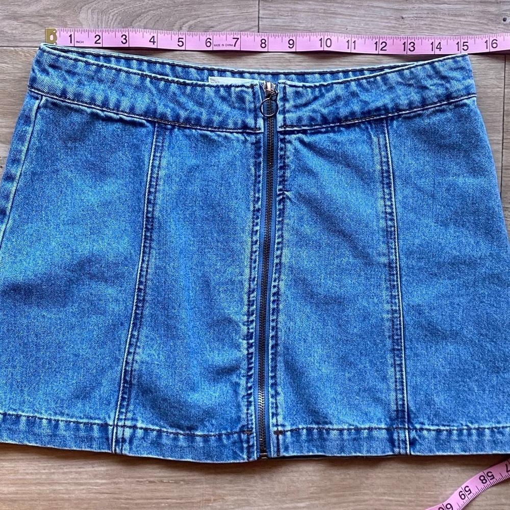 Altar'd State Zip Up Mini Skirt - Picture 4 of 8